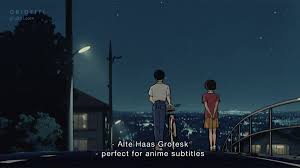 Anime Subtitle Font Aesthetic Fonts Aesthetic Fonts