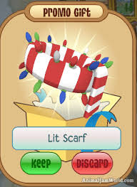 Animal Jam Lit Scarf Promo Box Item Code Animaljam Items Litscarf Rares Animal Jam Light Scarves Light