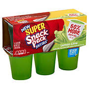 super snack pack lemon lime juicy gels