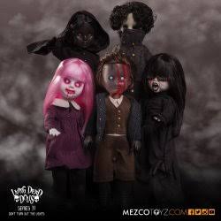 Mezco Toyz Living Dead Dolls Series 31 Don't Turn Out the Lights! Set of 5