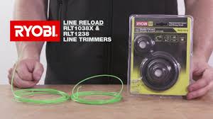 Ryobi's 550w lightweight electric line trimmer has a cutting path of 27cm to complete any grass trimming task. Ryobi Line Reload Rlt1038x Rlt1238 Line Trimmers Youtube