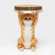 Cat Side Table In 2020 Animals Unique Cats Found Cat