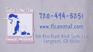 Loving care animal hospital offers dog training/obedience classes in association with tailchasers incorporated (www.tailchasersinc.com). Animal Hospital Longmont Co Tender Loving Care Animal Hospital