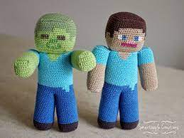 Discover free knitting patterns for socks, accessories, toys, hats, mittens, home décor and more. Amigurumi And Crochet Minecraft Steve Vs Zombie Minecraft Crochet Patterns Minecraft Crochet Minecraft Pattern