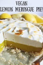 A Classic Vegan Lemon Meringue Pie Made With A Creamy Lemon Curd Filling And Topped With Fluffy Vegan M Lemon Meringue Pie Easy Vegan Lemon Curd Vegan Desserts