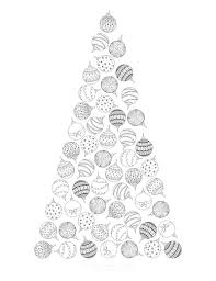 There are a lot of different images here including simpler coloring sheets for the little ones and more detailed ones for older kids, teens, and even adults. 62 Best Christmas Tree Coloring Pages For Kids Adults