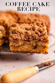 Sour Cream Coffee Cake Recipe In 2020 Coffee Cake Recipes Sour Cream Coffee Cake Dessert Recipes Easy