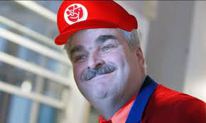 Han kommer att ersättas av en mario, nämligen f.d. Alla Vi So Tycker Att Hakan Juholt Ser Ut Som Mario Home Facebook