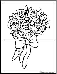 I include both the original picture that i took in my backyard and the version for coloring. 73 Rose Coloring Pages Customize Pdf Printables
