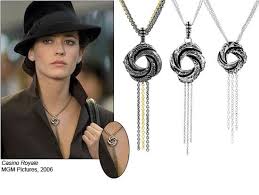 Bond Girl Jewelry Algerian Love Knot Necklace Celebrity Style Jewelry Girls Jewelry Knot Necklace