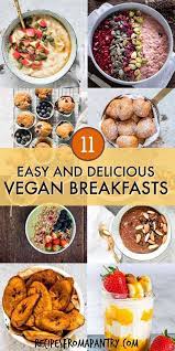 101 Easy Vegan Recipes Vegan Brunch Recipes Vegan Recipes Easy Breakfast Recipes Easy