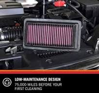 K&N 33-2235 High Performance Replacement Air Filter : Amazon ...