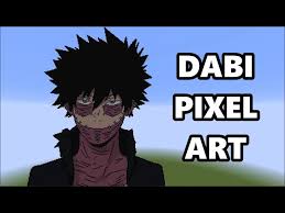 Anime Builds Dabi Pixel Art Timelapse My Hero Academia Minecraft Map Wallpaper hero wallpaper my hero academia anime drawings art anime boy hero my hero academia manga. anime builds dabi pixel art timelapse