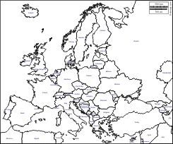 Scarica la cartina fisica dell'italia pronta da stampare. Europa Mappa Gratuita Mappa Muta Gratuita Cartina Muta Gratuita Frontiere Capitali Bianco Mappa Europa Muta