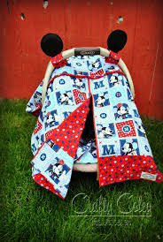 Mickey Mouse Carseat Canopy Zipper Front Mickey Mouse Ears Crafty Coley Mickey Mouse Nursery Room Baby Car Seats Baby Necessities