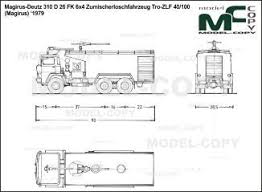 Magirus Deutz 310 D 26 Fk 6x4 Zumischerloschfahrzeug Tro Zlf 40 100 Magirus 1979 Drawing 3d Modeling Programs Blueprints Autocad