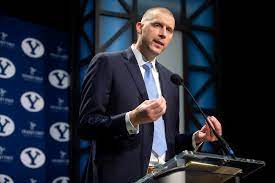 Byu's head coach, staffers and player guests join the voice of the cougars greg wrubell and a live audience in studio c. Byu S Mark Pope Talks Gratitude In 2020 Becoming A Missionary Dad And Coaching Cougars Church News