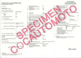 Certificat De Conformite Europeen Mercedes Coc Commandez Votre Certificat De Conformite C O C France