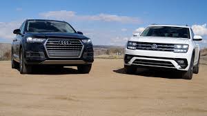 2018 Volkswagen Atlas Sel Vs Audi Q7 2 0t Fully Loaded Economy Model Or Entry Level Luxury Video The Fast Lane Car