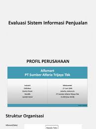 Check spelling or type a new query. Analisis Sistem Informasi Penjualan Alfamart