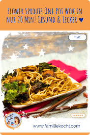Flower Sprouts One Pot Wok Mit Champignons Rezept Woks Sprossen Lecker