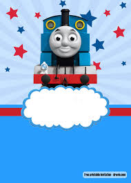 Free Thomas The Train Birthday Printables Free Thomas The Train Invitation Templates Train Invitation Thomas Train Birthday Birthday Party Invitations Diy