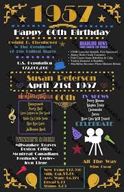 60th Birthday Party Ideas For Husband 60th Birthday Gift 1960 Facts Time Capsule 60th Birthday Party Decoration 8 X 10 Print 90th Birthday Gifts 30th Birthday Gifts 80th Birthday Gifts