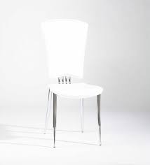 Amart furniture offers a wide range of dining chairs to complement any dining table's design. White Or Black Leather Dining Chairs With Chrome Legs And High Back Houston Texas Chtrac