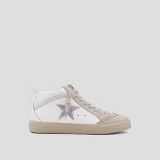 Paulina High-Top Sneakers by Shu Shop White Lizard