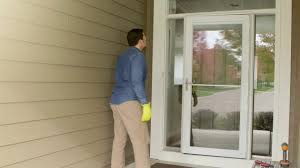 Entry door alone entry door with storm door. Installing Storm Door Rapid Install 1 System With Smoothcontrolplus Andersen Windows Youtube