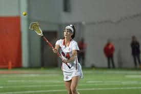 womens college lacrosse playing at the