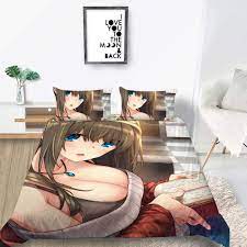 Amazon.com: YXYSHXR Sexy Nude Big Boobs Girls Adult Anime Bedding Set Girl  Printing Duvet Cover Set King Queen Size for Adult Bedroom Bed Cover for  All Seasons,Queen : Everything Else