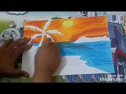 Gratis 90000 gambar pantai indah pemandangan pantai hd. Part 2 Mewarnai Pantai Sore Hari Youtube