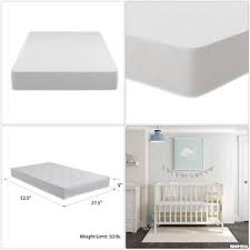 Colchon Para Cuna De Bebe Tamano Estandar Cama Ninos Pequenos Calidad Ebay