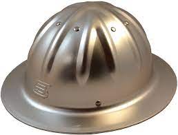 Original Skull Bucket Aluminum Full Brim Ratchet Suspension Hard Hat Skullbucket Hard Hats Hats Hard Hat