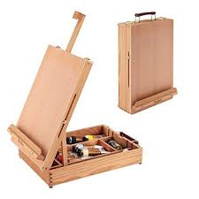 Soho Urban Artist Sketch Box And Table Artist Easel Portable All Media Adjustable Angle Desk Top 5 Storage Compartments C In 2020 Sketch Box Artist Easel Craft Table