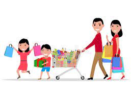 All family shopping clip art are png format and transparent background. Family Supermarket Stock Illustrations 2 945 Family Supermarket Stock Illustrations Vectors Clipart Dreamstime