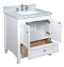 Update your bathroom with stylish and functional bathroom vanities, cabinets, and mirrors from menards®. Abbey 30 Inch Vanity Carrara White White Vanity Bathroom 30 Inch Bathroom Vanity Bathroom Vanity