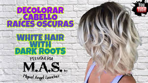 Cómo decolorar el cabello en. Como Decolorar El Cabello A Blanco Youtube