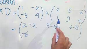 Perkalian matriks 2x2 dengan matriks 2x3. Perkalian Matriks 2x2 Dengan Matriks 2x3 Youtube