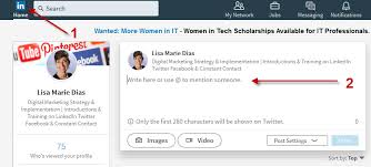 Who will see these posts? How To Add A Photo And A Link On Linkedin Lisamarie Dias Designslisamarie Dias Designs
