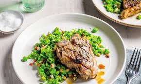 Food wishes lamb chops : Fast 800 Lamb Chops With Crushed Minted Peas And Feta Daily Mail Online