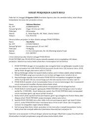 Berbagai contoh surat permohonan tentu memudahkan proses penulisan yang perlu dilakukan. Contoh Surat Balasan Penolakan Ganti Rugi Contoh Surat