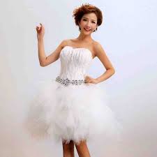 Short Feather Wedding Dress Wedding Dress With Feathers Short Wedding Dress Wedding Dresses