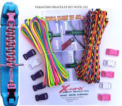 Maybe you would like to learn more about one of these? X Cords Paracord Bracelet Kit 550lb Parachute Cord Craft Kits With Instructions And Buckles Walmart Com Walmart Com