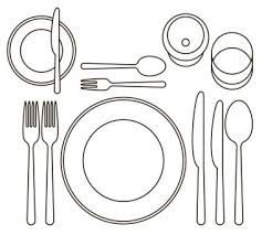 See dinner table setting stock video clips. Dinner Table Setting Free Vector Eps Cdr Ai Svg Vector Illustration Graphic Art