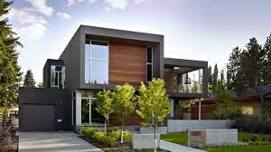 These faux wood doors are made of a durable. 18 Attached Garages In A Modern Inspired Home Design Home Design Lover