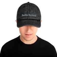 Hello Honey (men/women) Vintage Cotton Twill Cap