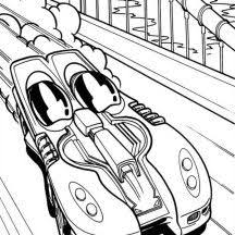 Printable racing track car coloring page. Hot Wheels Race Car Coloring Pages Cars Coloring Pages Coloring Pages
