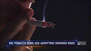 Tapi bebas dihisap oleh orang yang belum dewasa. Big Tobacco Finally Tells The Truth In Court Ordered Ad Campaign
